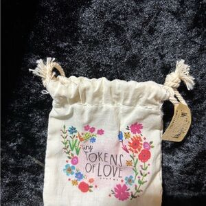 Floral Drawstring Pouch
